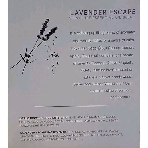 New CITIZEN Sensory Time Scent Diffusing Sensory Alarm Clock #CC1038 Wood 2 Oils - Picture 8 of 8